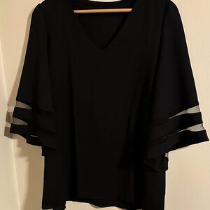Elegant Black Women's Top